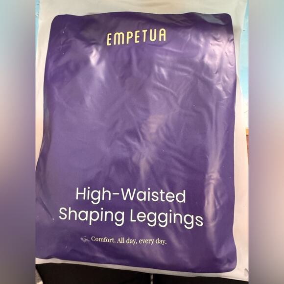 New SHAPERMINT Empetua High-Waisted Shaping Leggings BLACK Shapewear 4XL - Picture 3 of 9